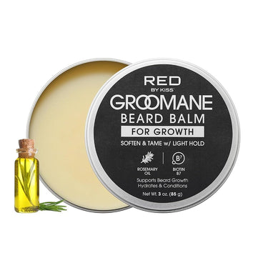 Red by Kiss Groommane Beard Balm Growth 3 Oz - ANNS BEAUTY SUPPLY